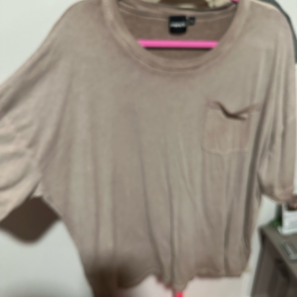 Mono B Taupe Long Sleeve Tee
